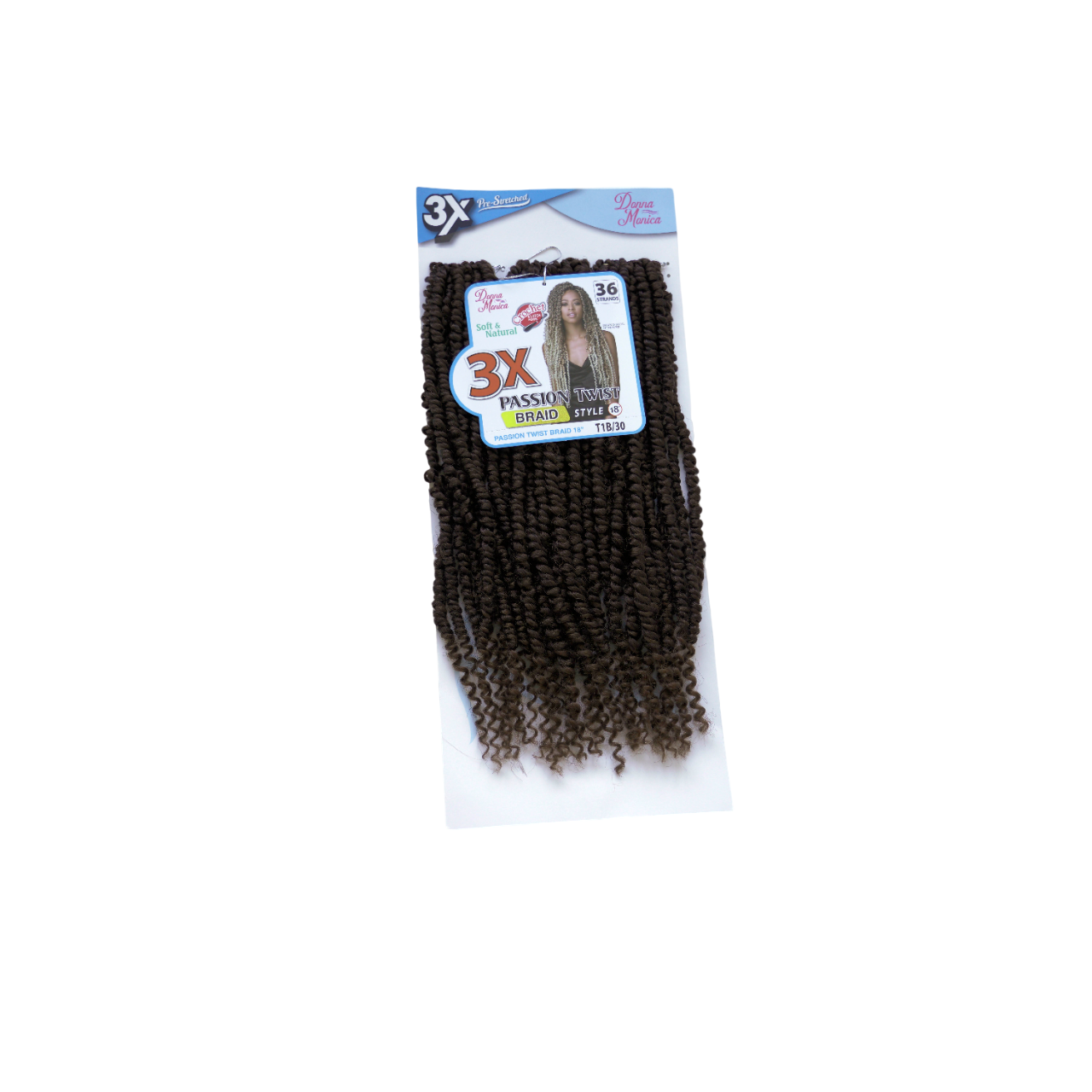 D.M PASSION TWIST BRAID 18'' 3X T1B/30